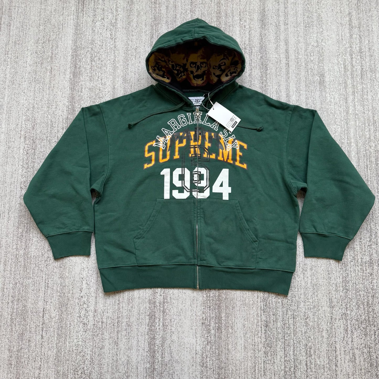 Supreme MM6 zip up hoodie