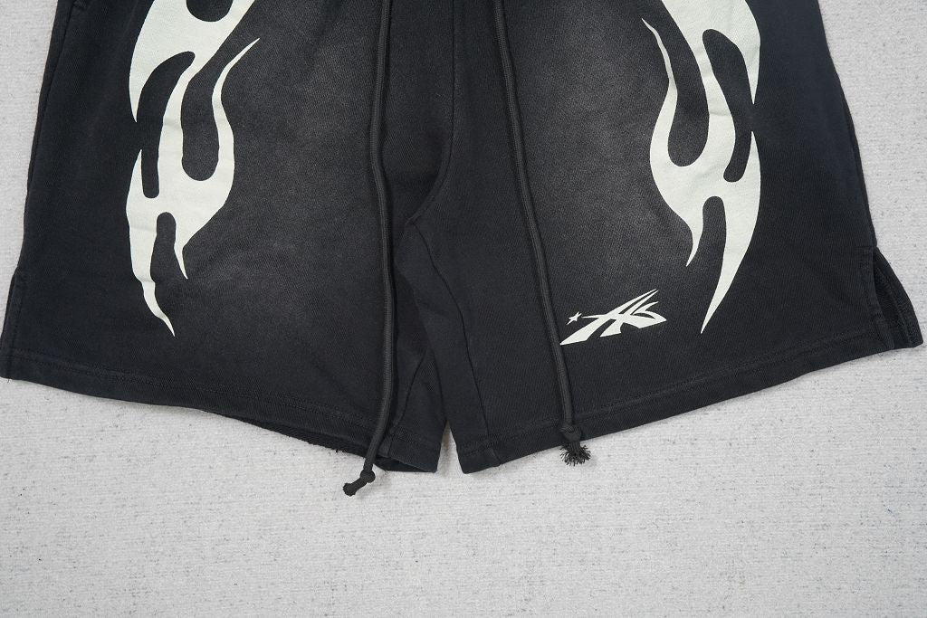 Hellstar Studios Sports Flame Shorts
