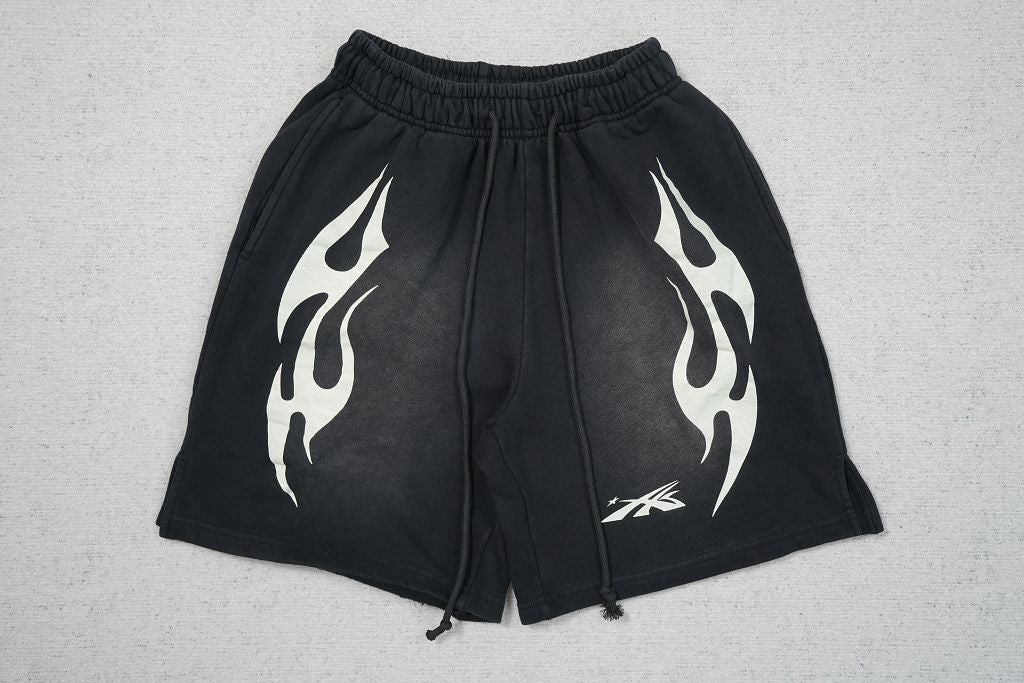 Hellstar Studios Sports Flame Shorts
