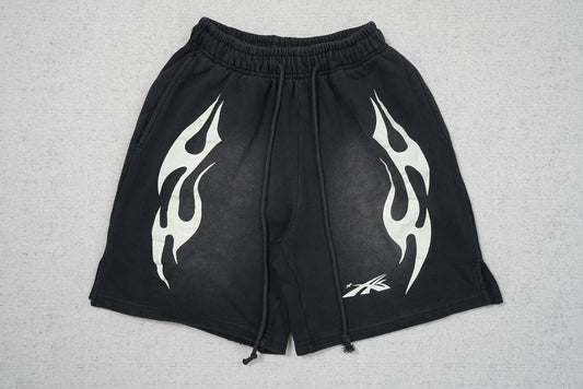 Hellstar Studios Sports Flame Shorts