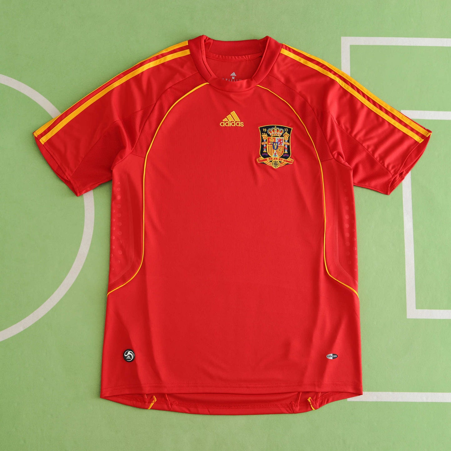 2008 season Spain home retro Fan version